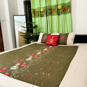 পিমিয়াম ৩ পিসের বেডশিট (গ্রে)